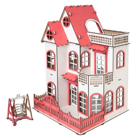 Puppet house "prestige" white-4