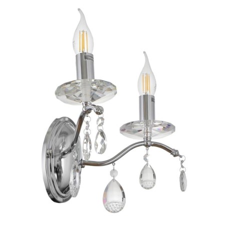 BRA ECONOMENT EKARINA 2x60W E14, chrome 33x24x23 cm-3