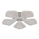 LED lamp economy light, size 60x60x10 cm