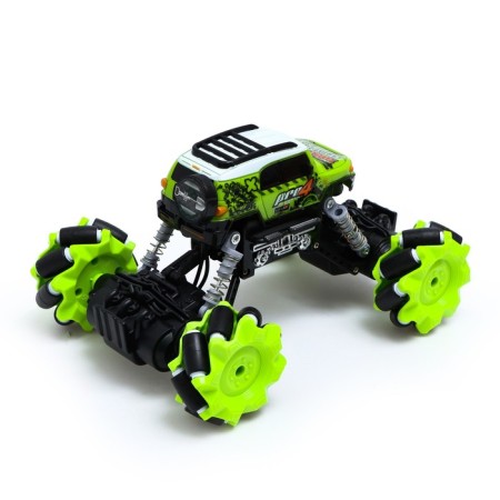 Radio -controlled jeep Drift, 4WD, drift, works on the battery, green color-2