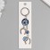 Keychain from the evil eye Metal "two horseshoes" 9 cm