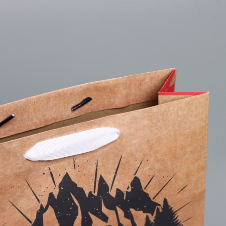 Craft vertical “Hard Winter” package, M 26 x 30 x 9 cm, New Year-3