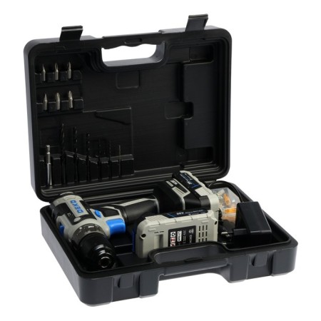 DREAR DEKO DKCD20V PRO, 20 V, 2x2 Ah, case + set of tools 63 subjects-10
