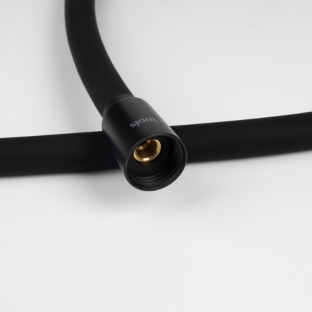 IDDIS Optima Home shower hose, silicone, 1.5 m, black matte-2