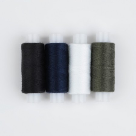 A set of threads "Army", 45ll, 150 m, 4 pcs, 2 needles, color colorful color-1