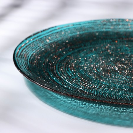 Inspiration dish, d = 28 cm, turquoise color-1