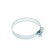 Chervyeric zein clamp, end-to-end carriage, diameter 46-70 mm, width 12.7 mm, galvanized