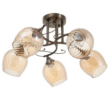 Economic Service Chamber of Astra 5x40W E27, bronze 56x56x23 cm