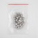 A button on the leg, d = 10 mm, the color is silver