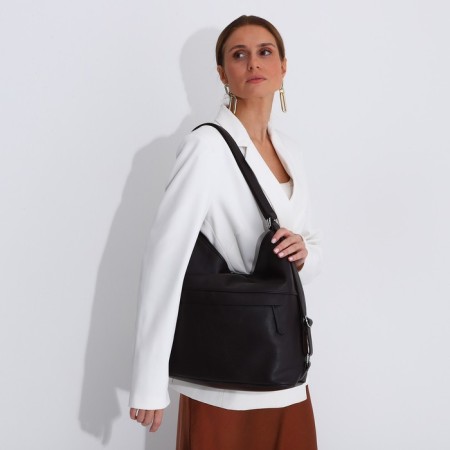 Love bag with lightning, brown color-5
