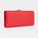 Women's wallet on magnets, red color