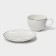 Coffee steam porcelain Magistro la Perle, 2 objects: a cup 100 ml, a saucer d = 11.5 cm, white color