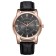 Men's wrist watch, d-3.8 cm, black strap