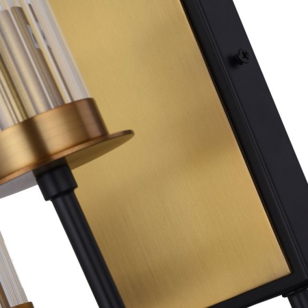 Sconces st. SL336.301.02. Delavera. 2x60 watts, E14, 15x41 cm, brown color, bronze-5