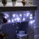 Garland "fringe" 1.8 × 0.5 m, IP20, transparent thread, 48 LED, white glow, 8 modes, 220 V