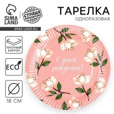 Disposable paper plate 