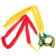 Loops for tugs, the game "Who is stronger No. 3", length 2 m, color mix