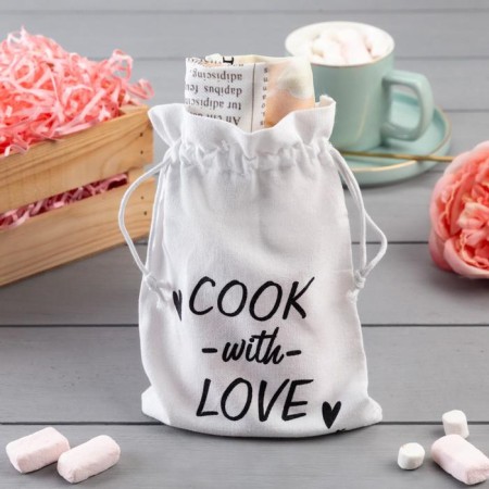 Gift set "Cook with love" towel 40x73cm, spatula-1