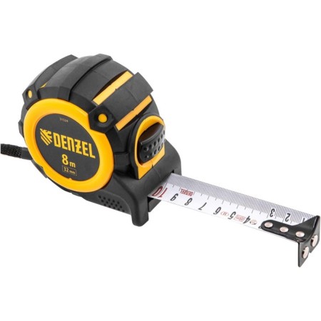 Denzel roulette 31524, nylon coating, magnetic hook, automatic, 8 m x 32 mm-4