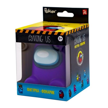 Фигурка-фонарик Among us, 9 см, фиолетовый-3