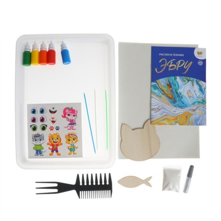 Set for drawing on water using the EBRU EBRU Team "Miau"-2