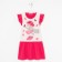 Dress for girls, color is light beige/raspberry, height 116 cm