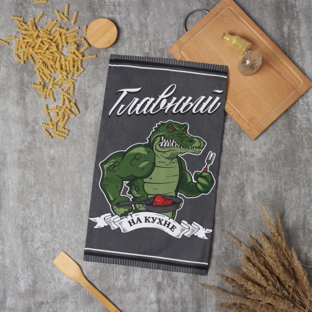 Catcelle kitchen. Dolyana "The main in the kitchen" 35x60 cm, the morned, 100% HL, 160g/m2-5