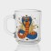 New Year's glass tea mug "Mystical snakes", 200 ml, mix