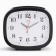 Clock - desktop an alarm clock, discrete move, 12.5 x 10.5 cm, aa