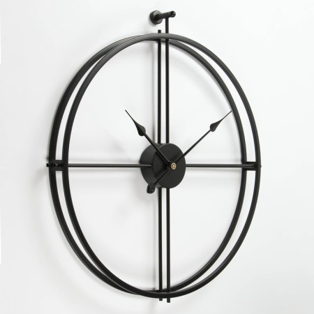 Wall clock, series: loft, discrete move, 67 x 63 x 5.5 cm-2