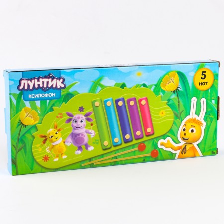Ксилофон «Лунтик» 2 палочки, 5 нот-5