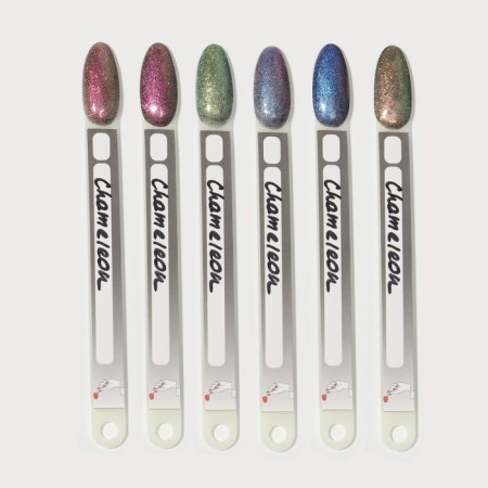 Gel nail polish, “Chameleon”, 3 phase, 8ml, LED/UV, Dark green/peach (02) color-9