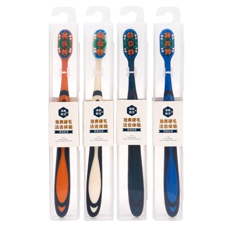 Toothbrush with hard bristles 360 °-1