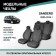 Autorekhly for Renault Sandero, 2009-2014, rear row 40/60, Jacquard Black