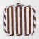 Kitchen set "Dolyana": a selection of 17x17 cm, mittens 26x16 cm, apron 60x80 cm, coffee color, 100% p/e