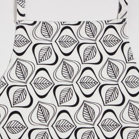 Apron Ethel Leaves 60x70cm, 100% cotton, sarzha 190 g/m2-1