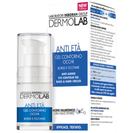 The eyelid gel dermolab anti aging, anti -aging against dark circles, 15 ml