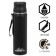Thermos, 1 l, Traveller "Master K", with a mug, retains heat up to 12 hours, black