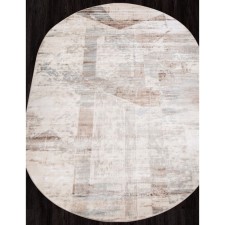 Oval carpet Merinos Valencia Deluxe, size 200x400 cm, color Cream