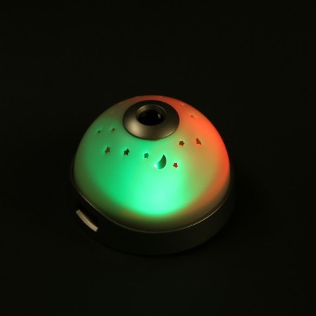 Luazon LB-04 "Star Sphere" alarm clock, projection, white-9
