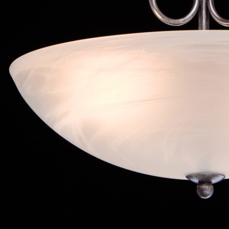 AIDA chandelier, 3x40W E27, silver, gold-5