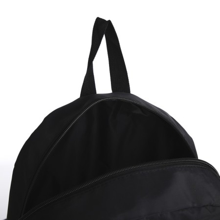 School textile school with side ribbons, 38x29x11cm, black color, lightning department-4
