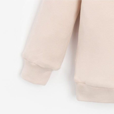 Kidsa (sweatshirt, shorts) minku, beige color, height 86-92 cm-8
