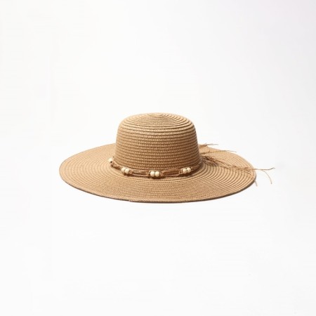 Women's hat minku, col. brown, river 58