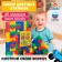 Set of color cubes "Blue Tractor", 60 elements, 4 × 4 cm