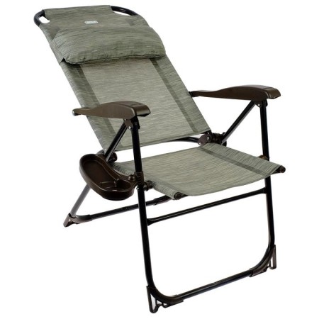 Steel chair with shelf, 75x59x109 cm, gray color-6