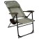 Steel chair with shelf, 75x59x109 cm, gray color