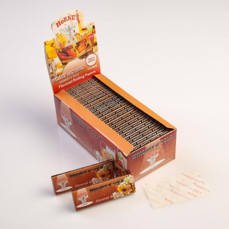 Cigarette paper, aroma "whiskey and stake", 7.6 x 4.5 cm, 50 sheets
