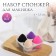 Makeup sponge, set - 4 pcs, increase when getting wet, multi -colored