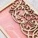 Wooden envelope carved “Happy Wedding Day!”, Venzel, 16.5 x 8 cm